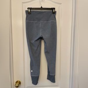 Lululemon leggings, 23”, denim color, size 6